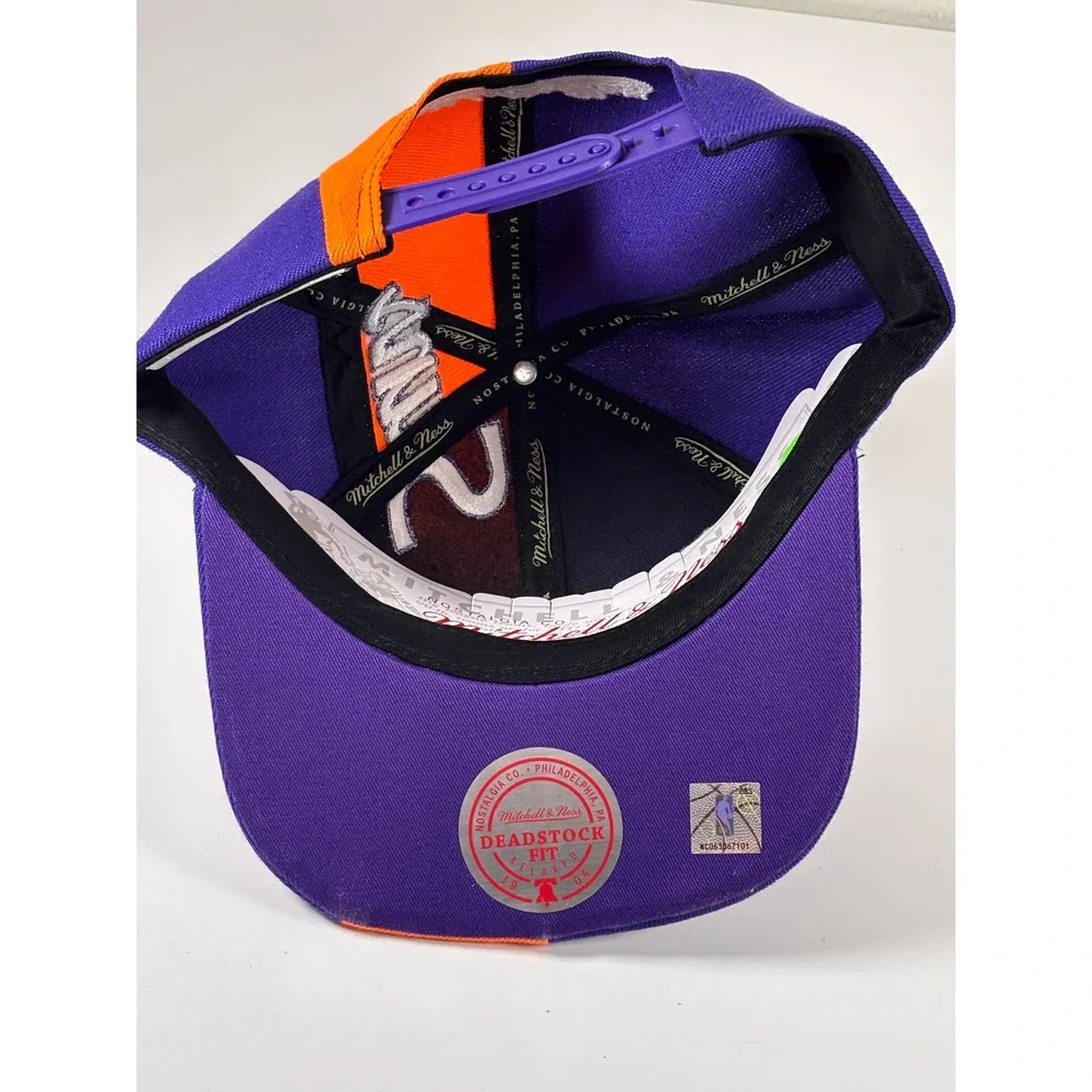 Mitchell & Ness Phoenix Suns Deadstock OT Purple Orange Era Snapback Hat Cap New